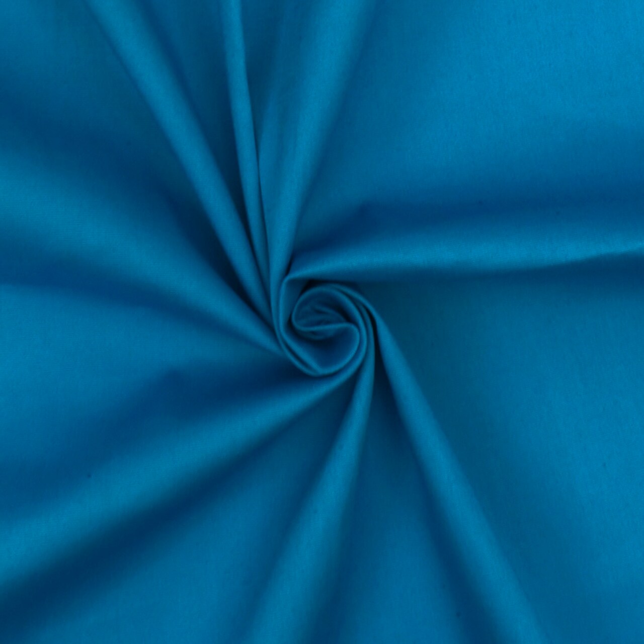 Party Blue Solid Stretch Cotton Poplin Woven Fabric By the Yard